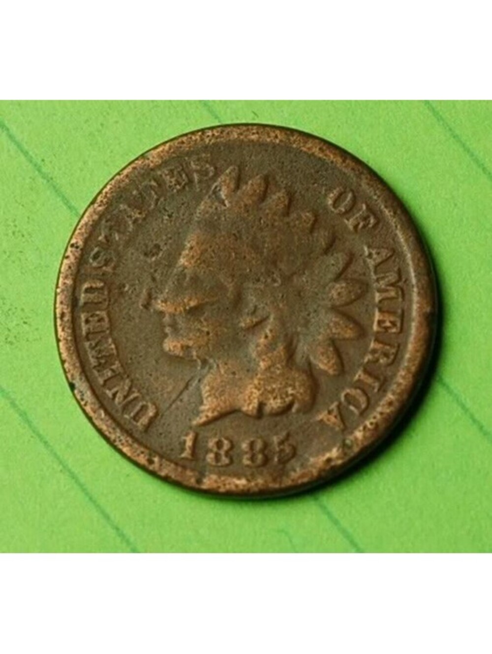 X152 1885 Indian Head Cent Penny 1c - Check Out Our eBay Store - old coin money
